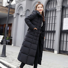 Load image into Gallery viewer, NEEDBO Down Coat women Long Down Jacket Women Winter with Hooded Down Coat Winter Oversize Doudoune Jacket Coat Lady Down Parka