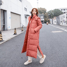 Load image into Gallery viewer, Women X-long Hooded Bakery Oversize Winter Down Coat Thick Warm Jacket Cotton Padded Wadded Parkas Big Pocket